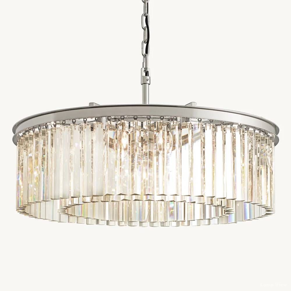 Rhys Aura Prism Round Chandelier 32"
