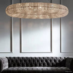 Halo Luminous Crystal Round Chandelier 41"