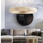 Halo Luminous Crystal Round Chandelier 72"
