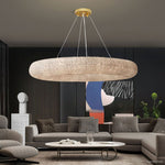 Halo Luminous Crystal Round Chandelier 72"
