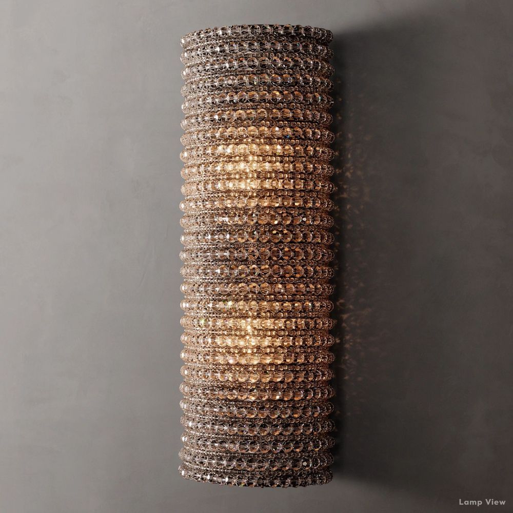 Halo Luminous Crystal Wall Sconce