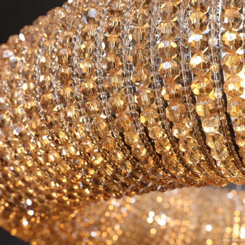 Halo Luminous Crystal Wall Sconce