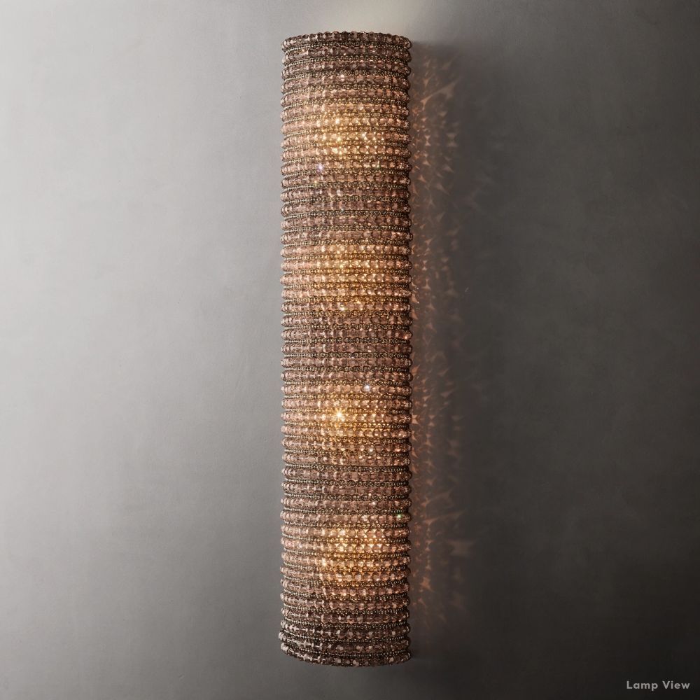 Halo Luminous Crystal Wall Sconce
