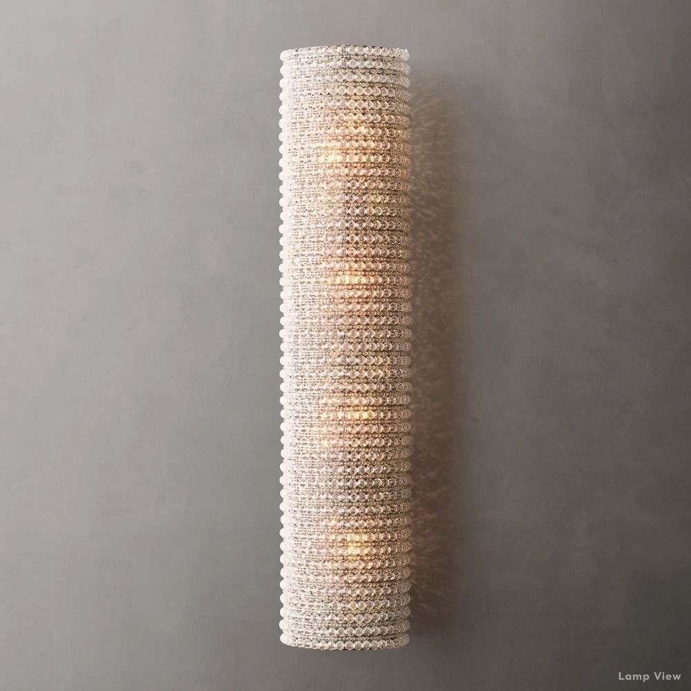 Halo Luminous Crystal Wall Sconce