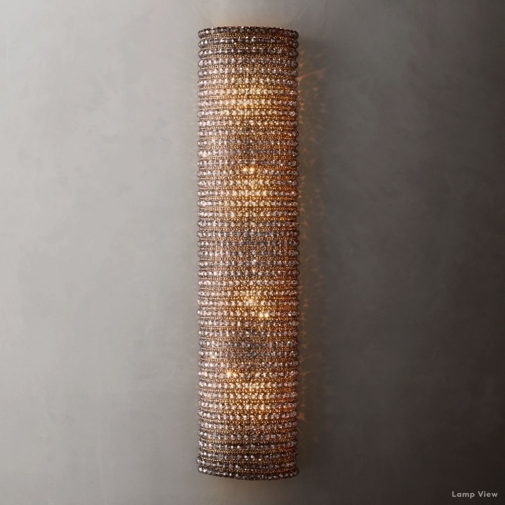 Halo Luminous Crystal Wall Sconce