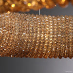 Halo Luminous Crystal Round Chandelier 59"