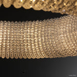 Halo Luminous Crystal Round Chandelier 72"