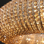 Halo Luminous Crystal Round Chandelier 59"