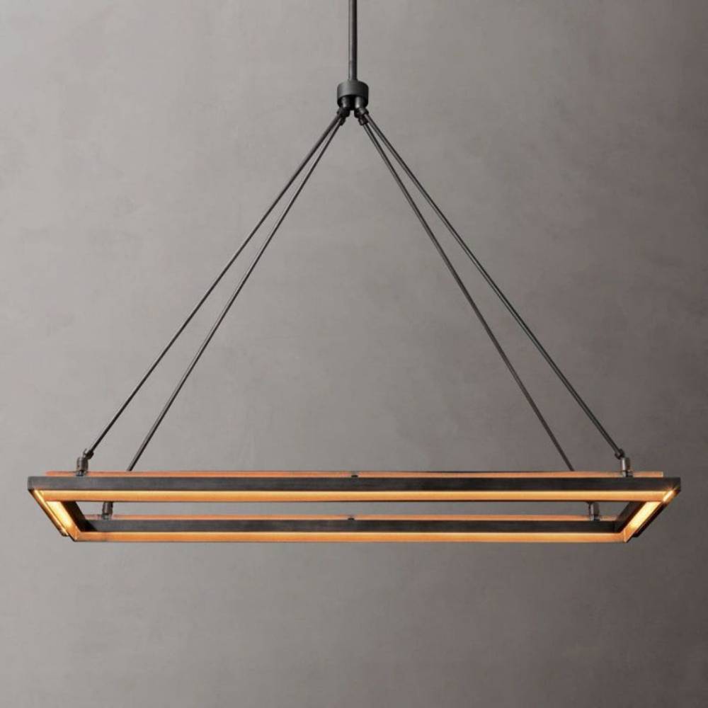 Peralta Subtle Radiance Rectangular Chandelier