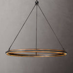 Peralta Forged Iron Round Chandelier 48"