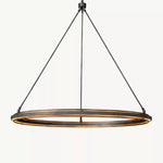 Peralta Forged Iron Round Chandelier 48"