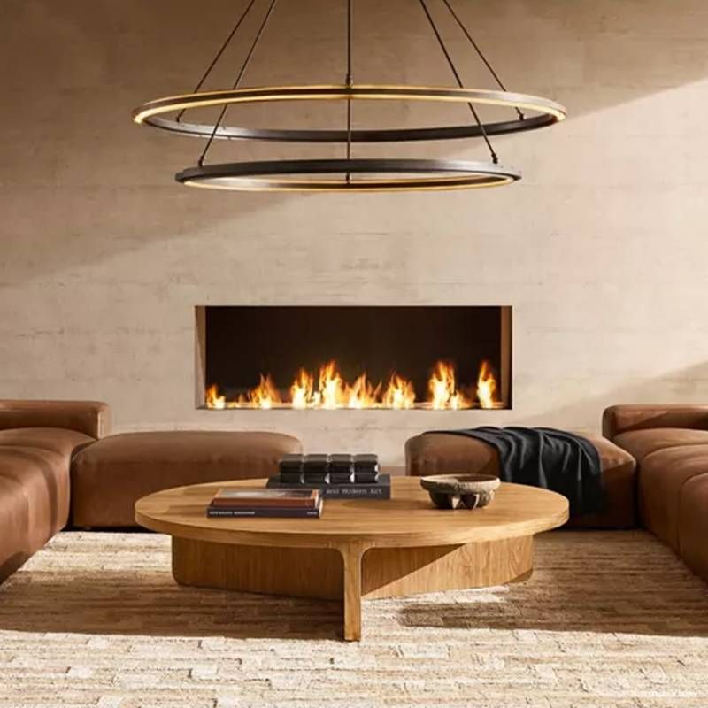 Peralta Subtle Radiance Two-Tier Round Chandelier