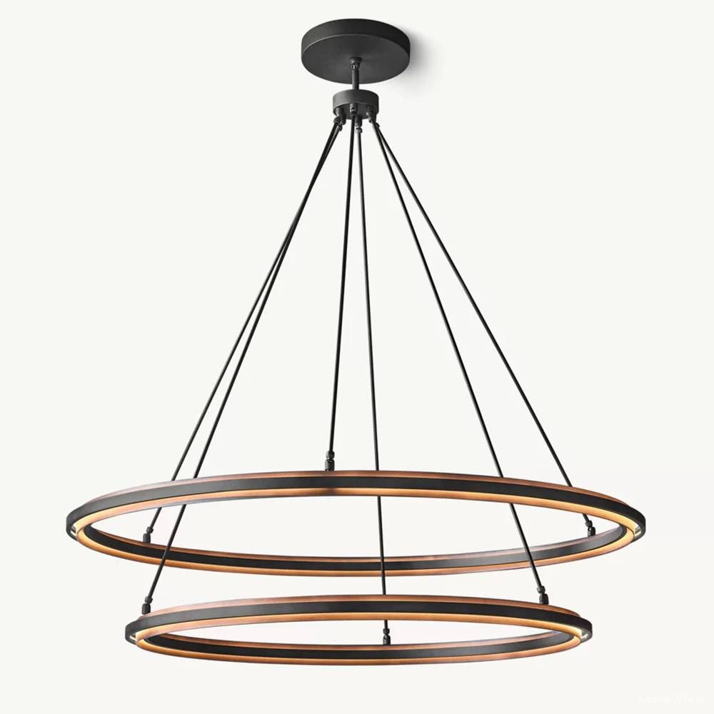 Peralta Subtle Radiance Two-Tier Round Chandelier