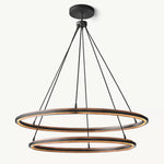 Peralta Forged Two-Tier Round Chandelier