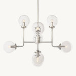Bistro Globe Chandelier 34"