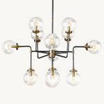Bistro Globe Chandelier 42"