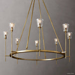 Torche Classic Glass Round Chandelier 46"