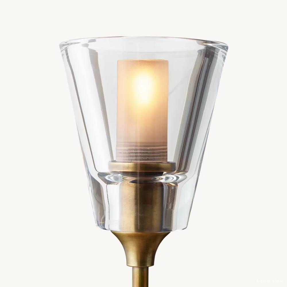 Torche Classic Glass Round Chandelier 70"