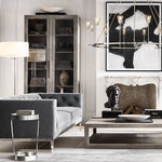 Torche Classic Glass Round Chandelier 46"
