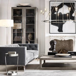 Torche Classic Glass Round Chandelier 70"