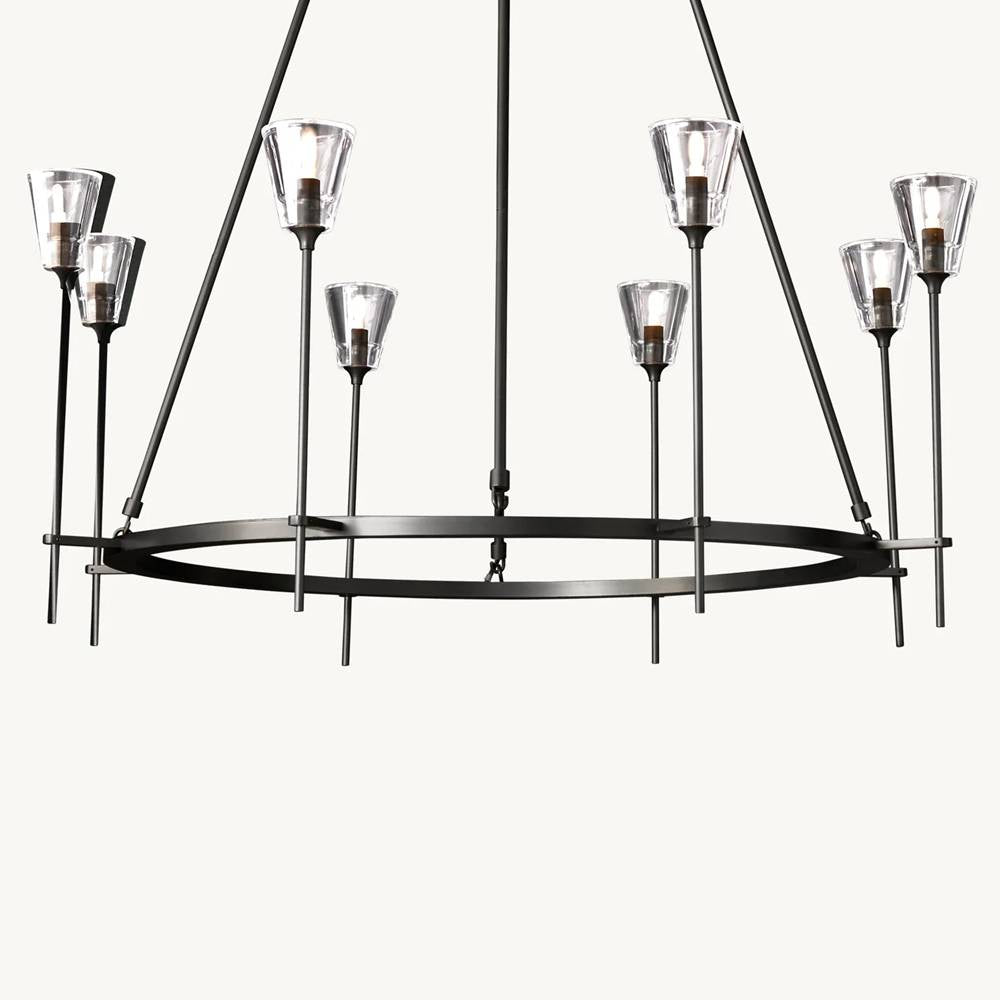 Torche Round Chandelier 46"