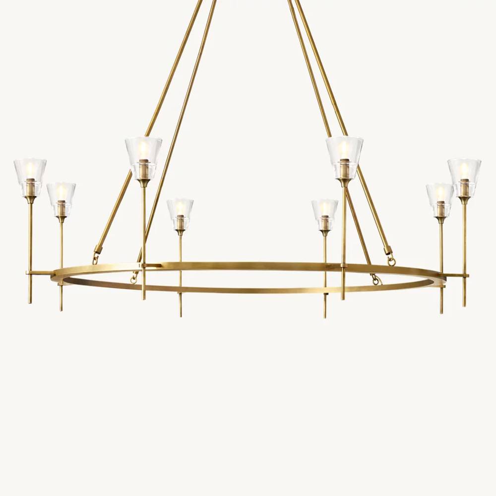 Torche Round Chandelier 58"