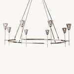 Torche Classic Glass Round Chandelier 58"