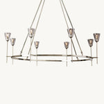 Torche Classic Glass Round Chandelier 46"