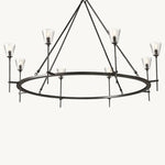 Torche Classic Glass Round Chandelier 58"