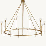 Torche Classic Glass Round Chandelier 70"