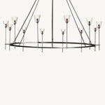 Torche Classic Glass Round Chandelier 70"