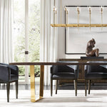 Torche Classic Glass Rectangular Chandelier 67"