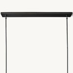Torche Classic Glass Rectangular Chandelier 67"