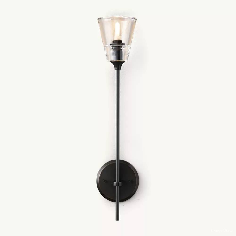 Torche Classic Glass Wall Sconce