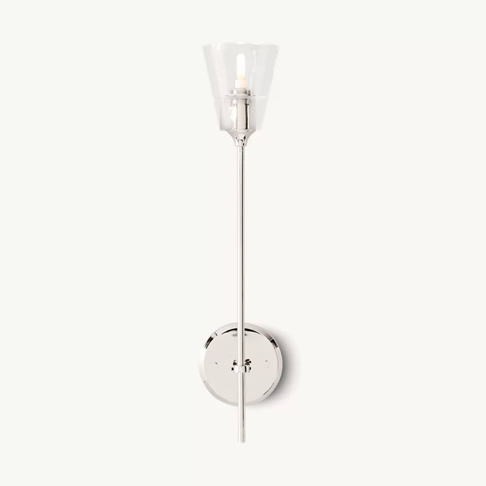 Torche Classic Glass Wall Sconce