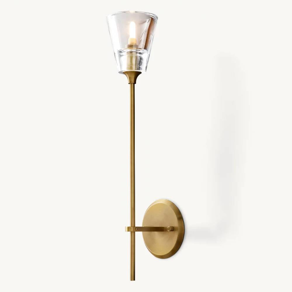 Torche Classic Glass Wall Sconce