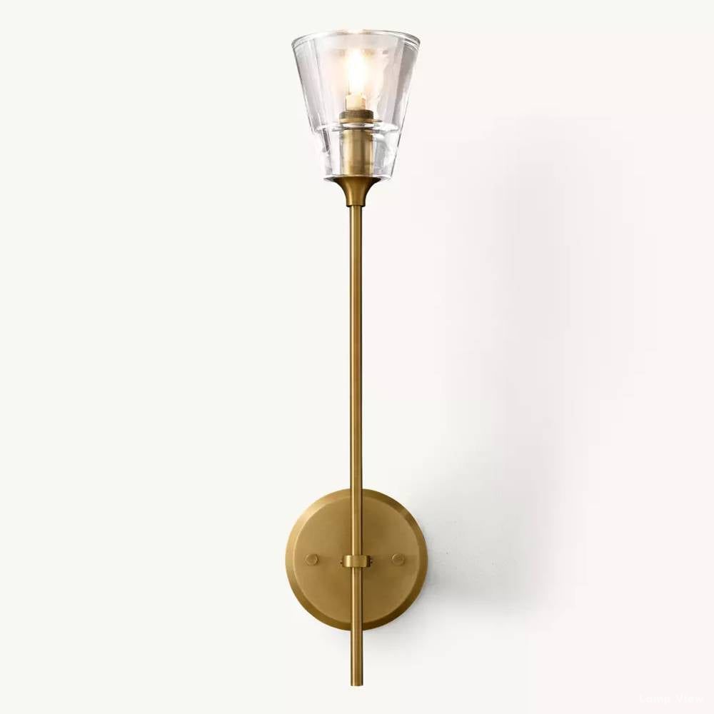 Torche Classic Glass Wall Sconce