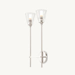Torche Classic Glass Double Wall Sconce