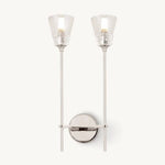 Torche Classic Glass Double Wall Sconce