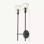 Torche Classic Glass Double Wall Sconce