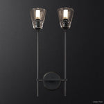 Torche Classic Glass Double Wall Sconce