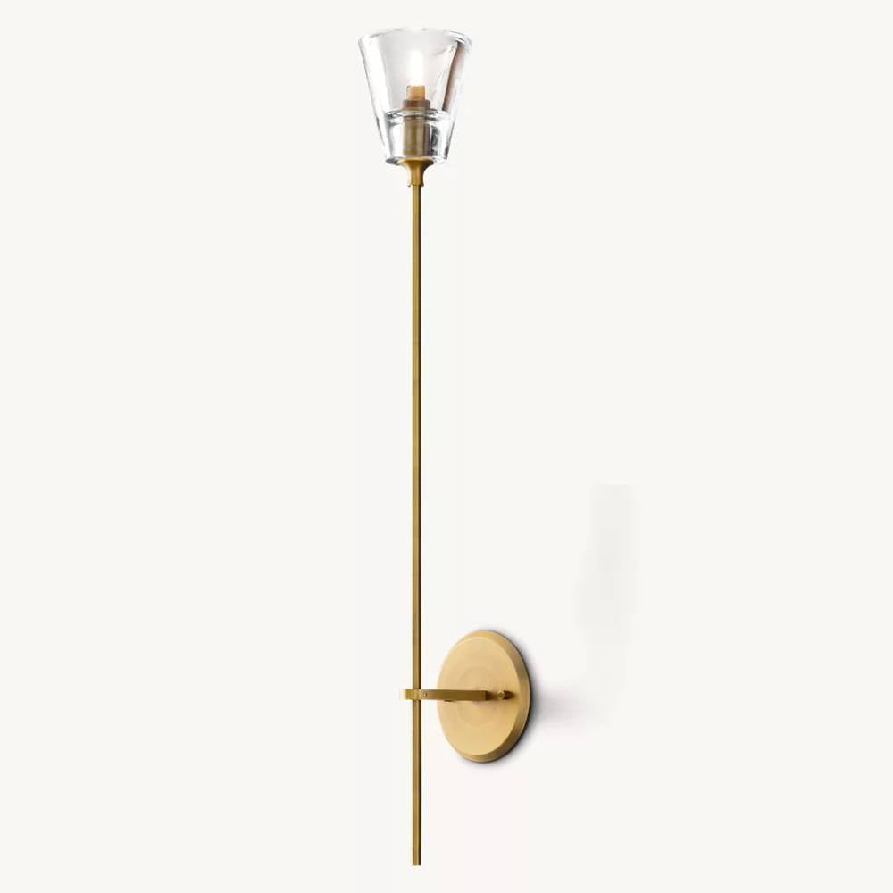 Torche Classic Glass Wall Sconce