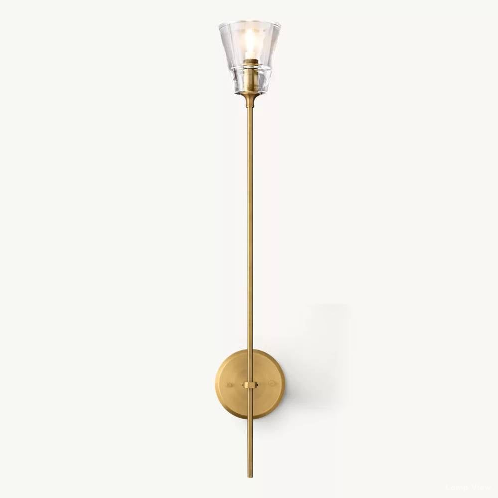 Torche Classic Glass Wall Sconce