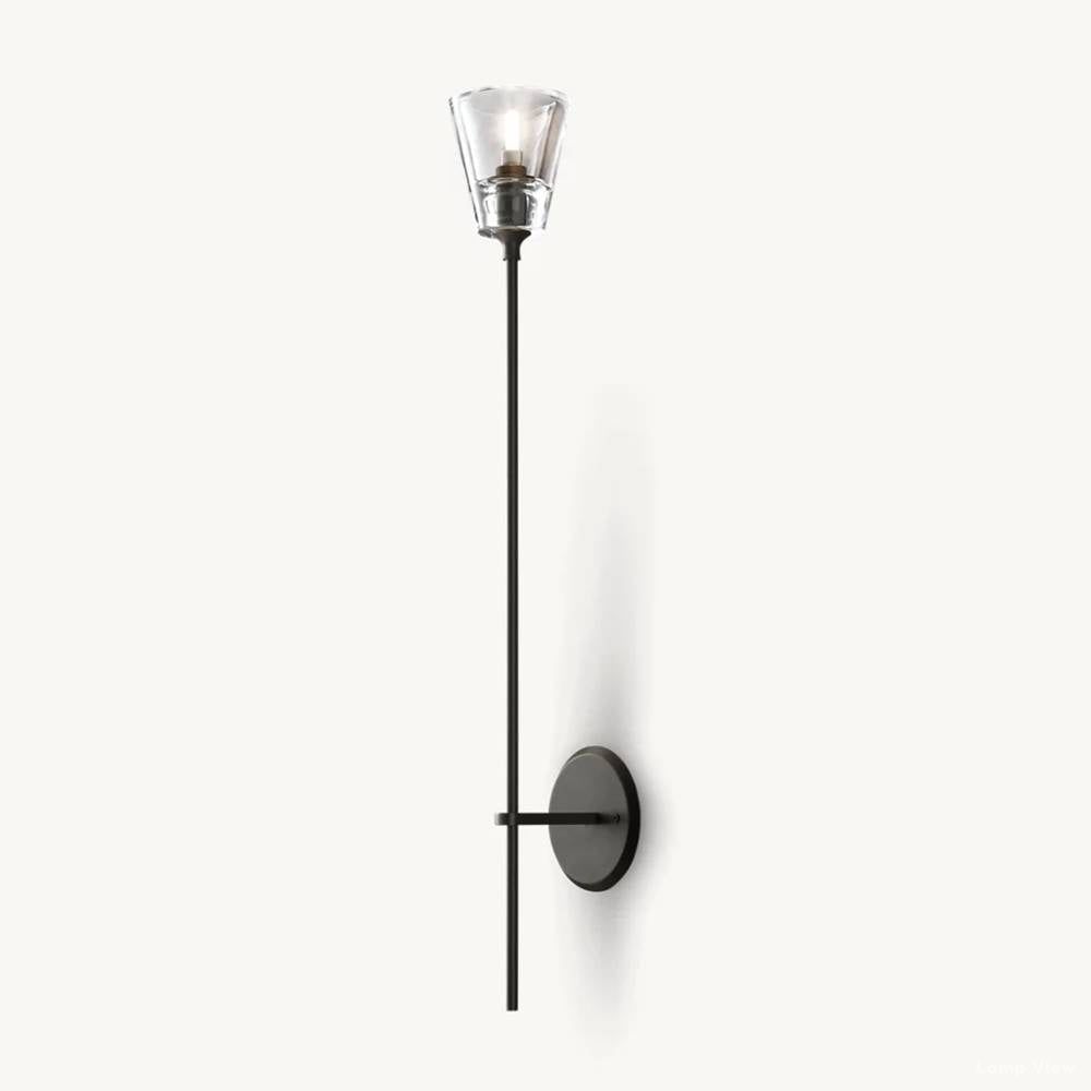 Torche Classic Glass Wall Sconce