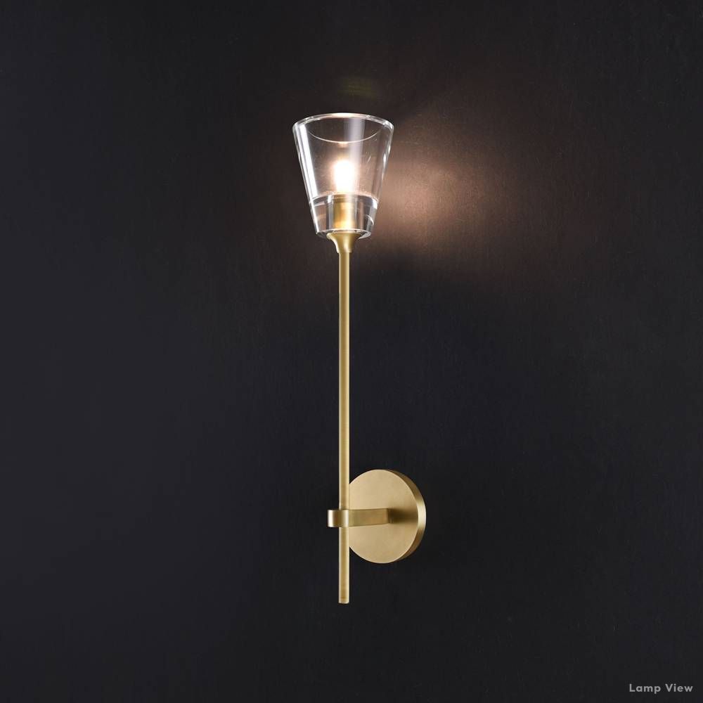 Torche Classic Glass Wall Sconce