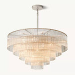Amadeo Slender Crystal Round Chandelier 50"