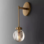 Pearl Shimmering Crystal Wall Sconce