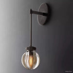 Pearl Shimmering Crystal Wall Sconce