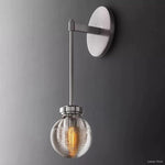 Pearl Shimmering Crystal Wall Sconce