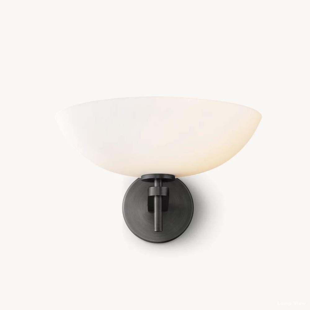 Vernet Geometric Porcelain Wall Sconce